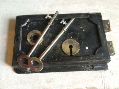 Refurbished 18th Century Lock With New Keys